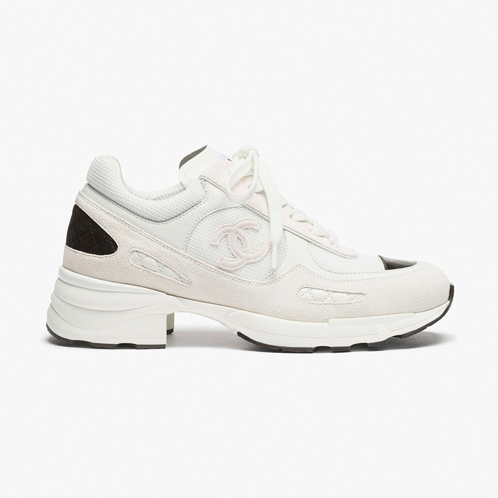 Chanel Sneakers Mixed Fibers Suede Calfskin Calfskin #335038