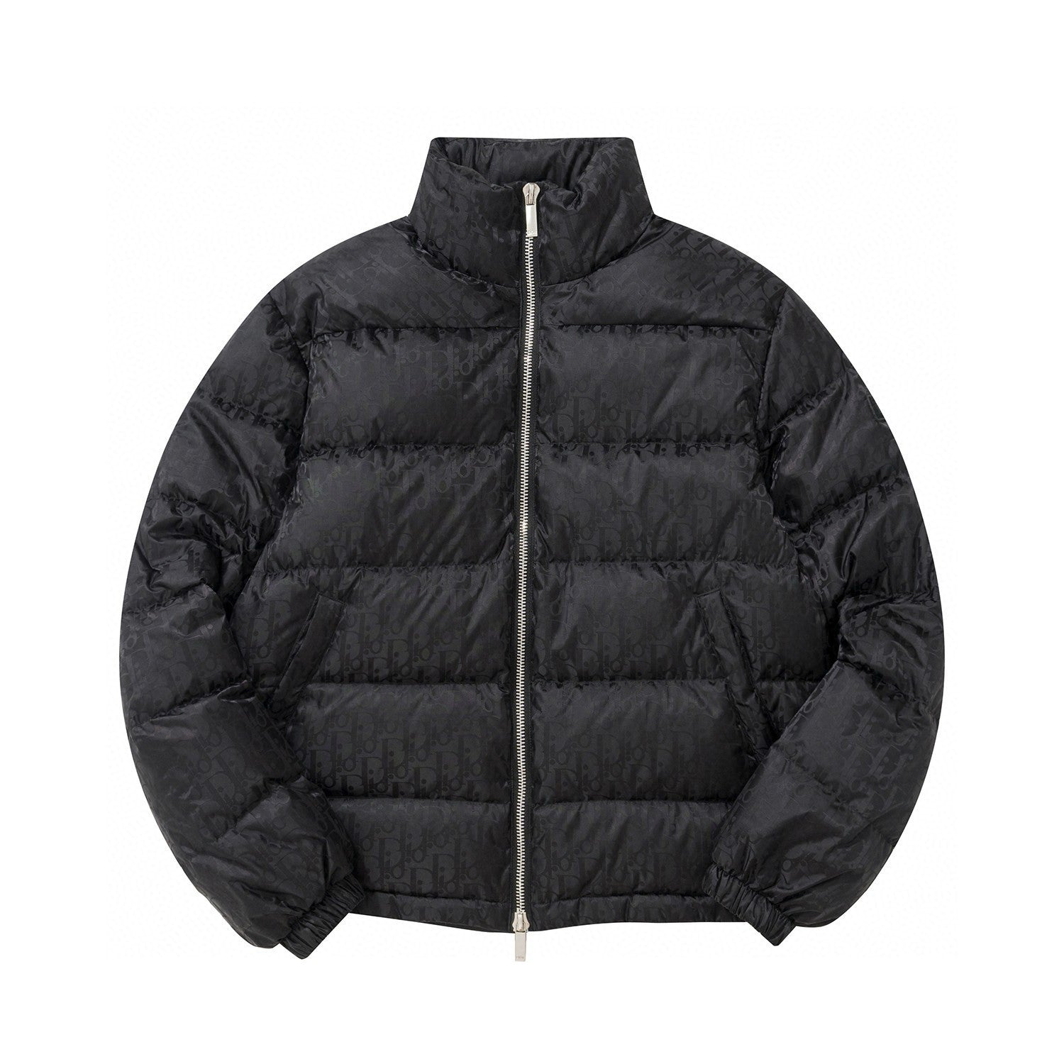 Dior Oblique Long Sleeve Zip Puffer Down Jacket #96496