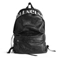 Balenciaga Men's Editor Backpack In Black/white Shoulder Bag Leather Zipper Fashion Trend Retro Bag Bags #81636