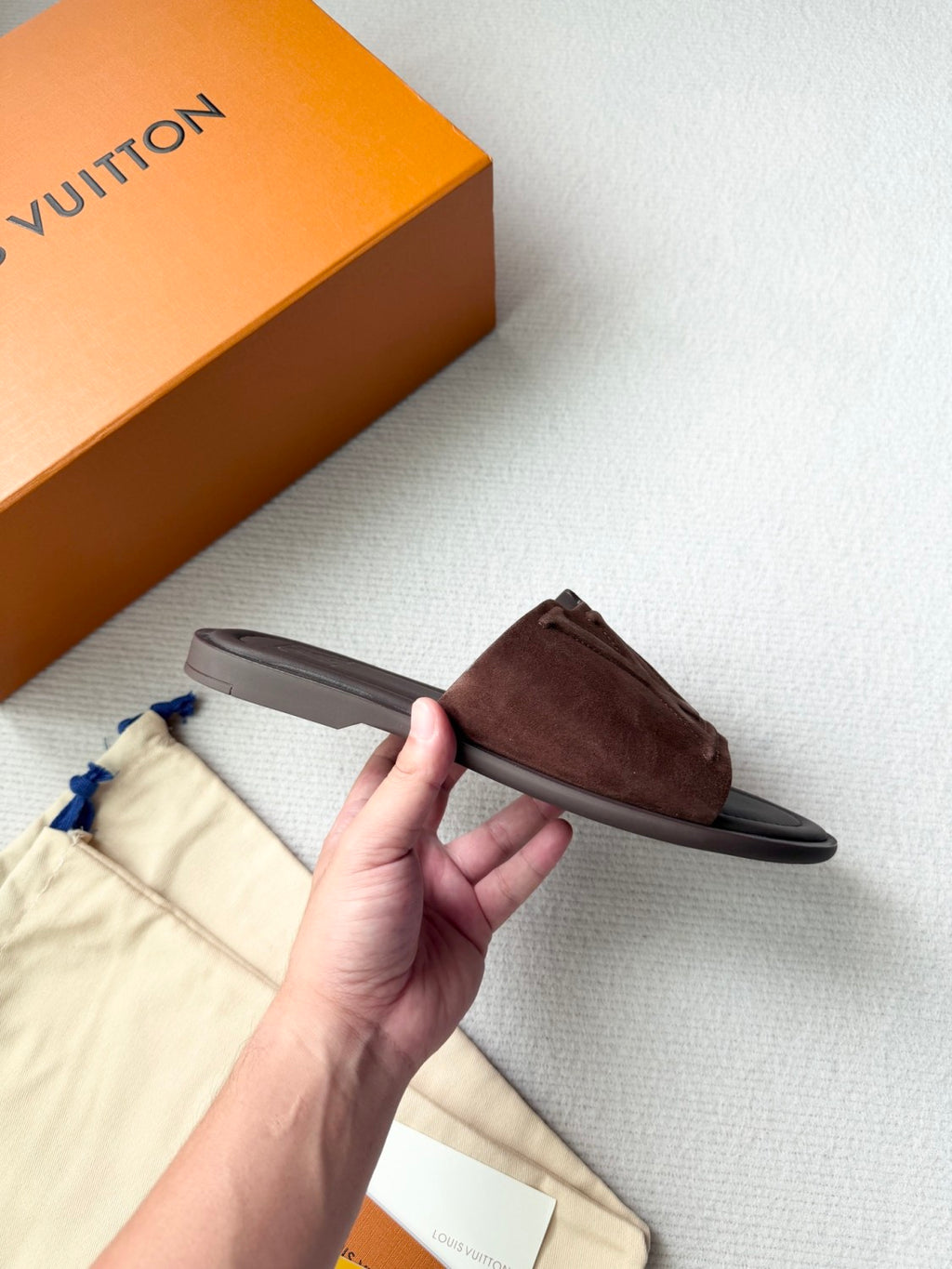 LOUIS VUITTON LV Portofino Mule Men Shoes#379795