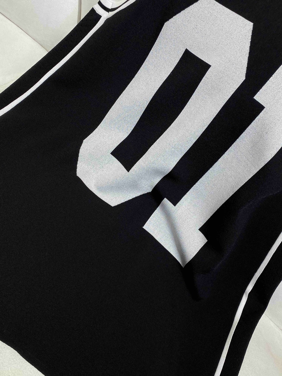 Balenciaga Men's Summer Basketball Series Black and White Jacquard Sports Knit Tank Top Casual Athletic Shorts Set Suit #76417