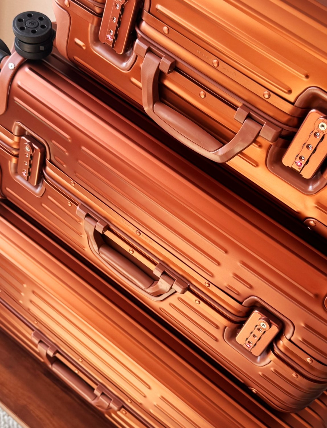 Rimowa Men's Women  Fashion Casual Solid Color Retro Adjustable Height Trolley Suitcase Luggage #78993