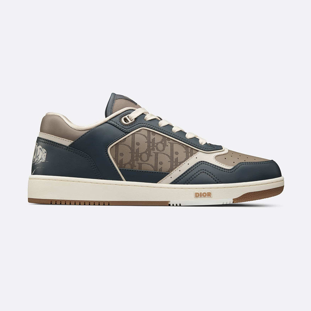 DIOR B27 Uptown Low-Top Sneaker Calfskin Dior Oblique Embossed Suede #376179