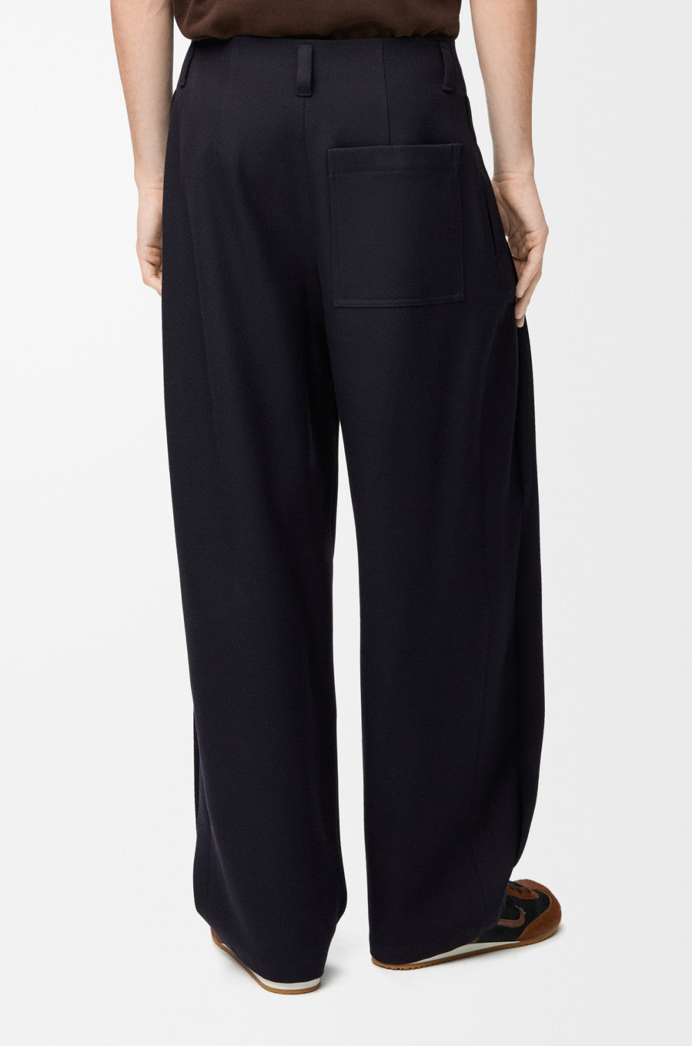 Loewe Trousers in Wool Blue #334437