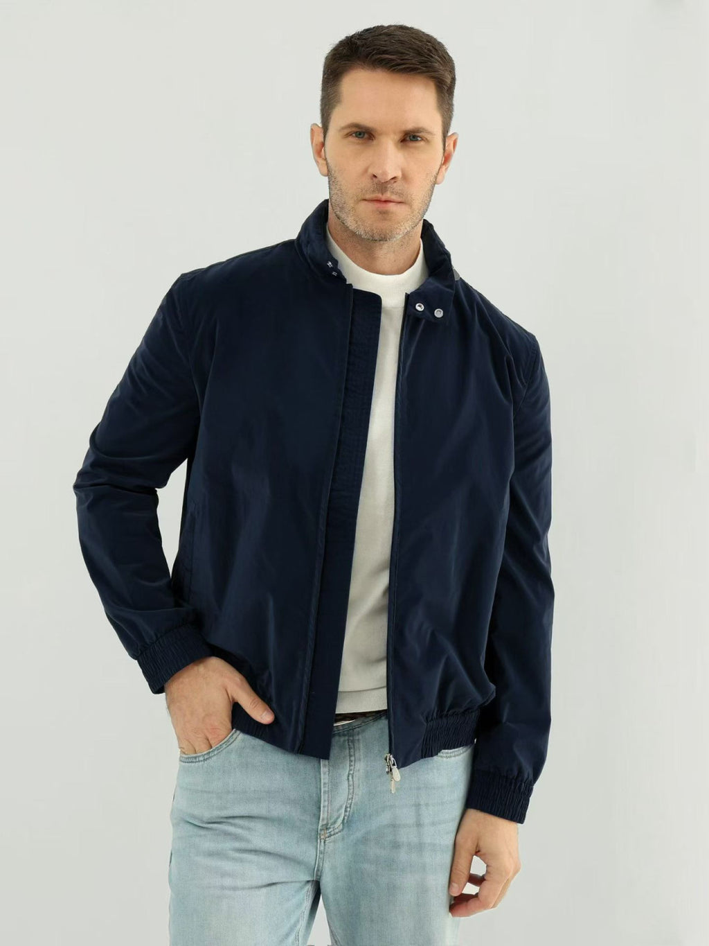 Brunello Cucinelli Top-quality Version Men's Turtleneck Jacket #375491