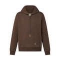 Louis Vuitton Men's Spring & Autumn Solid Color Logo Print Drawstring Hooded Sweatshirt #75431