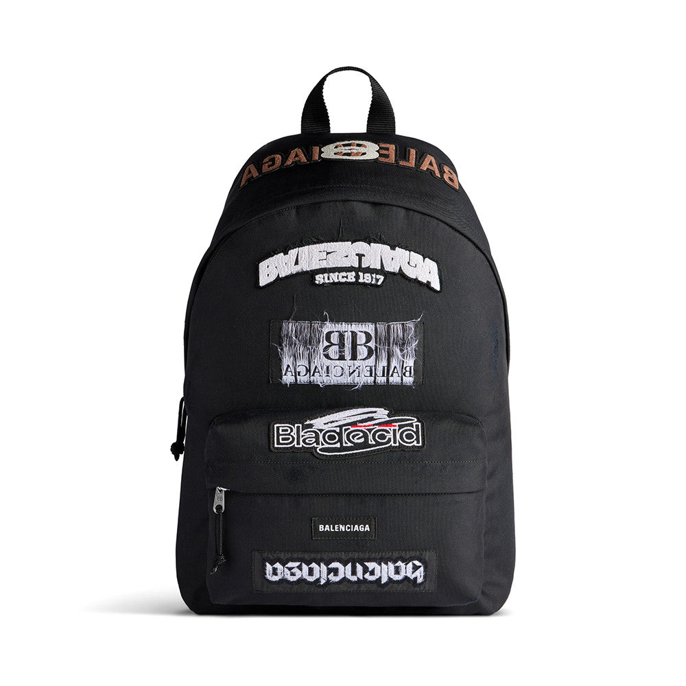 Balenciaga Men's Explorer Backpack in Black #335602