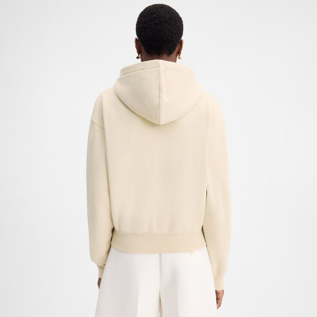 Jacquemus Men's And Women's Spring/fall Fashion Casual Solid Color Hooded Zipper Oversized Sweatshirt Jacket #79531