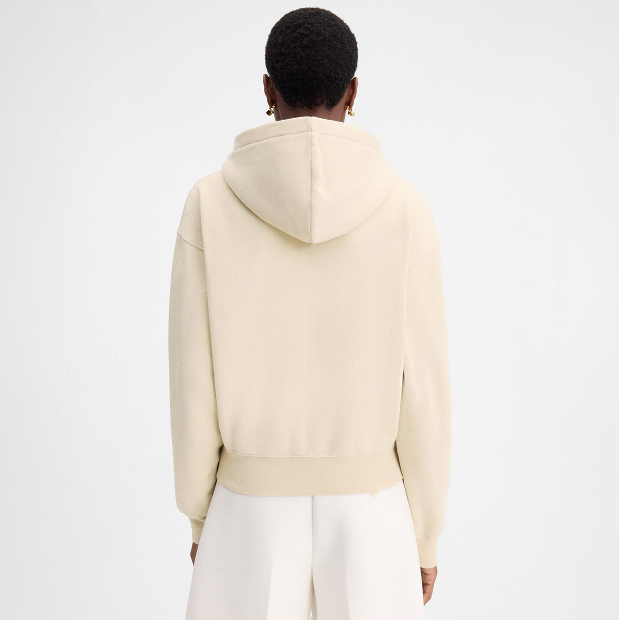 Jacquemus Men's And Women's Spring/fall Fashion Casual Solid Color Hooded Zipper Oversized Sweatshirt Jacket #79531