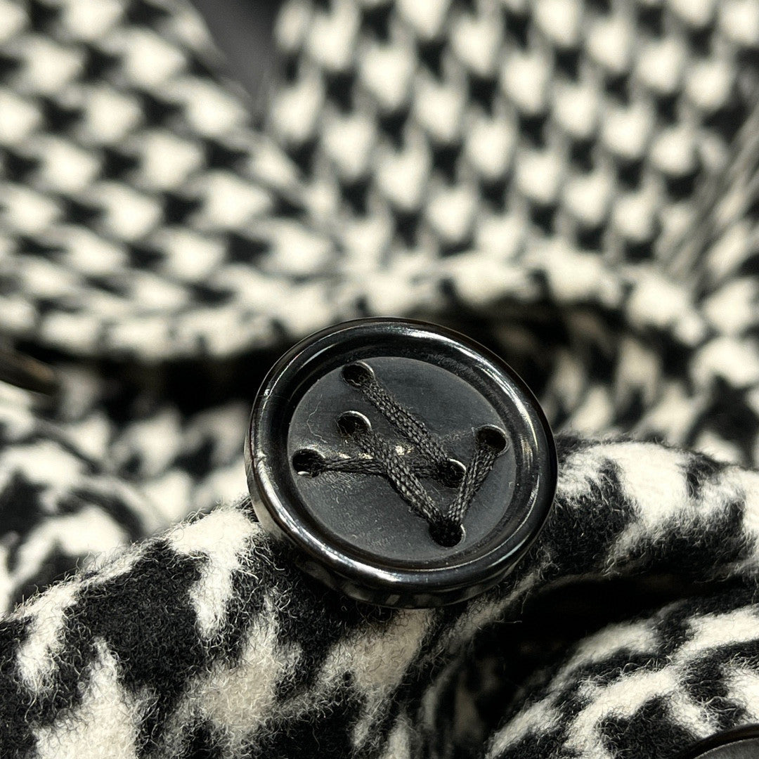 Louis Vuitton Thousand Bird Plaid Double Breasted Jacket Ngvp #6777