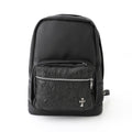 Chrome Hearts Solid Color Leather Zipper Leather Backpack Backpack #336982