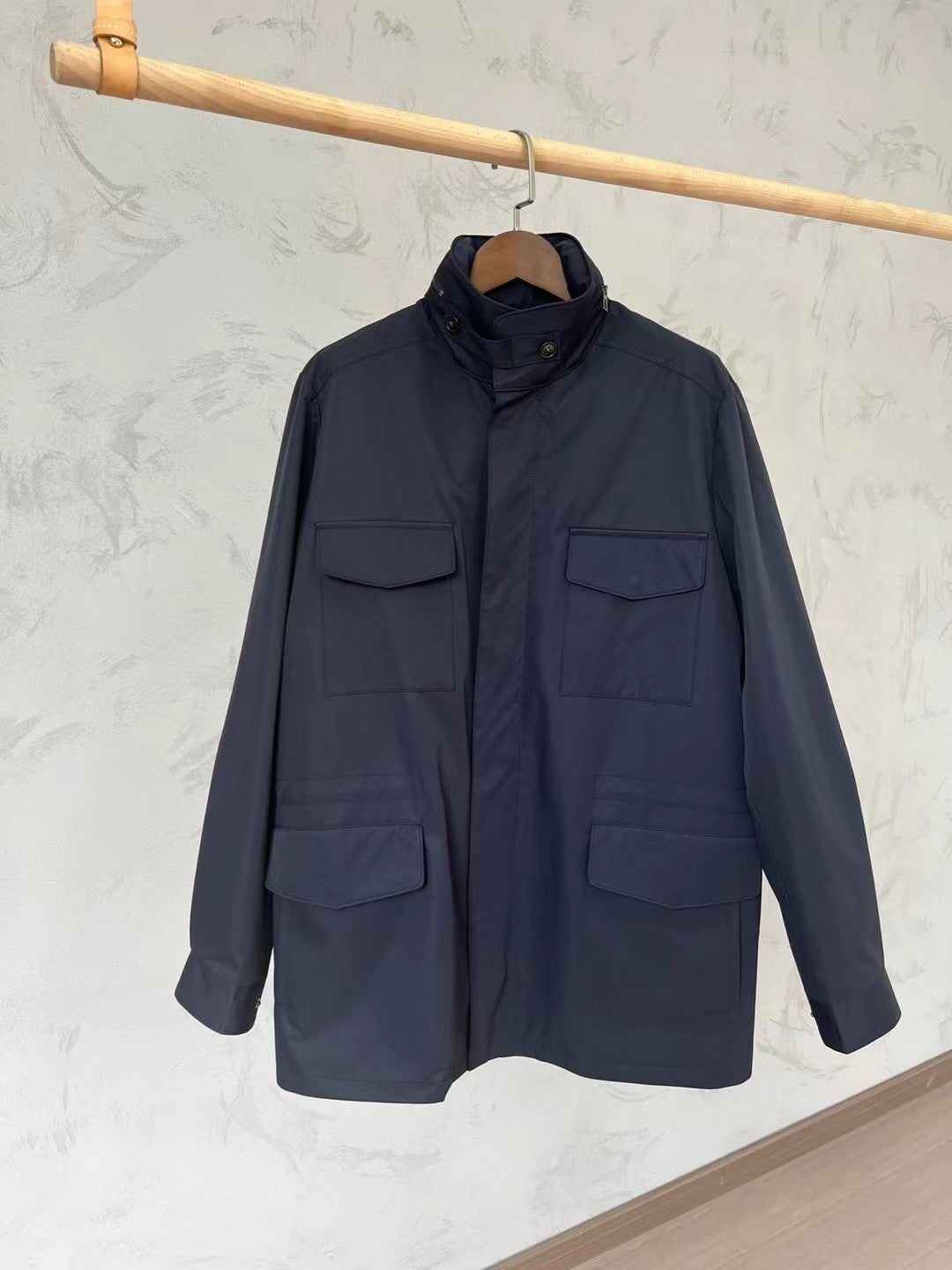Loro Piana Standing Collar Long Sleeved Jacket #21867