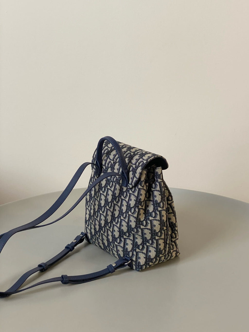 Dior Oblique Backpack Baby Children's School Bag Printed Pattern Flap With Drawstring Small Backpack Bags #84331A