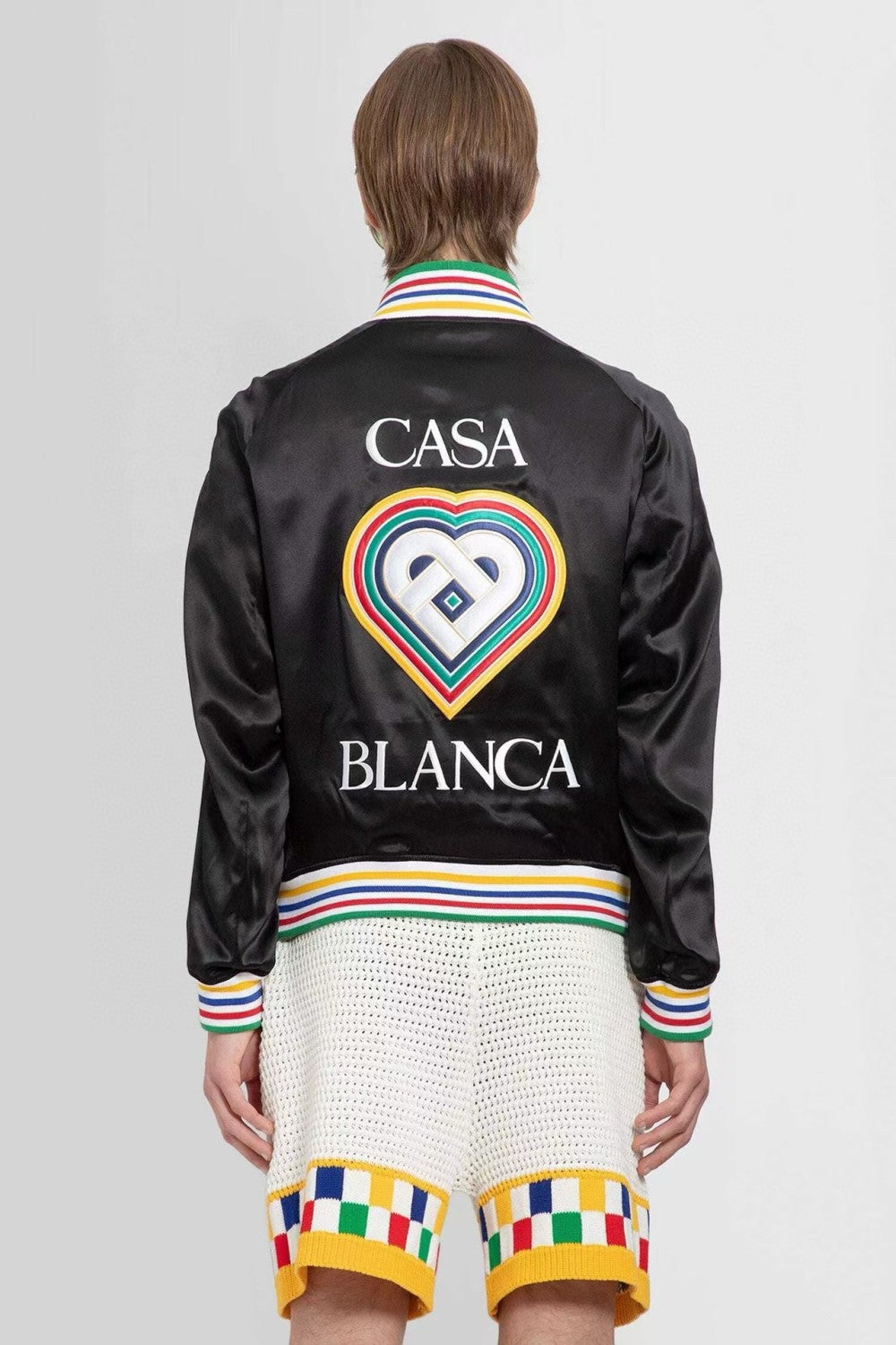 Casablanca Men's and Women's Spring and Autumn Pattern Printed Solid Color Zipper Long Sleeve Jacket #73816