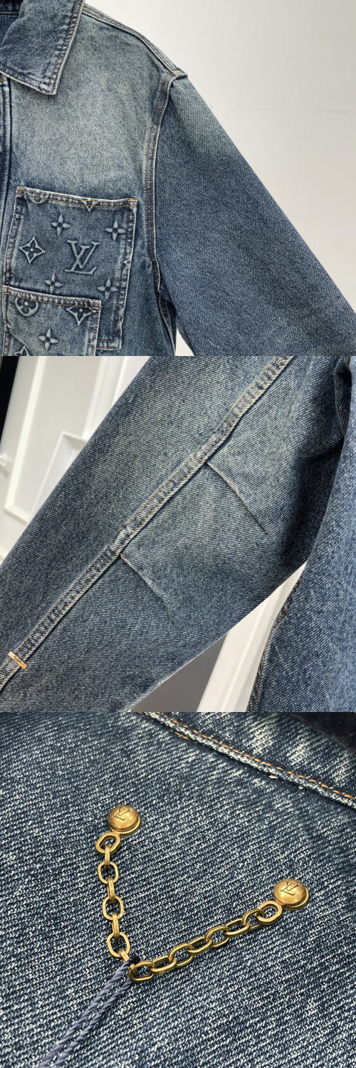 LouisVuitton Spring And Autumn Long Sleeved Denim Coat and Pants Set #94515