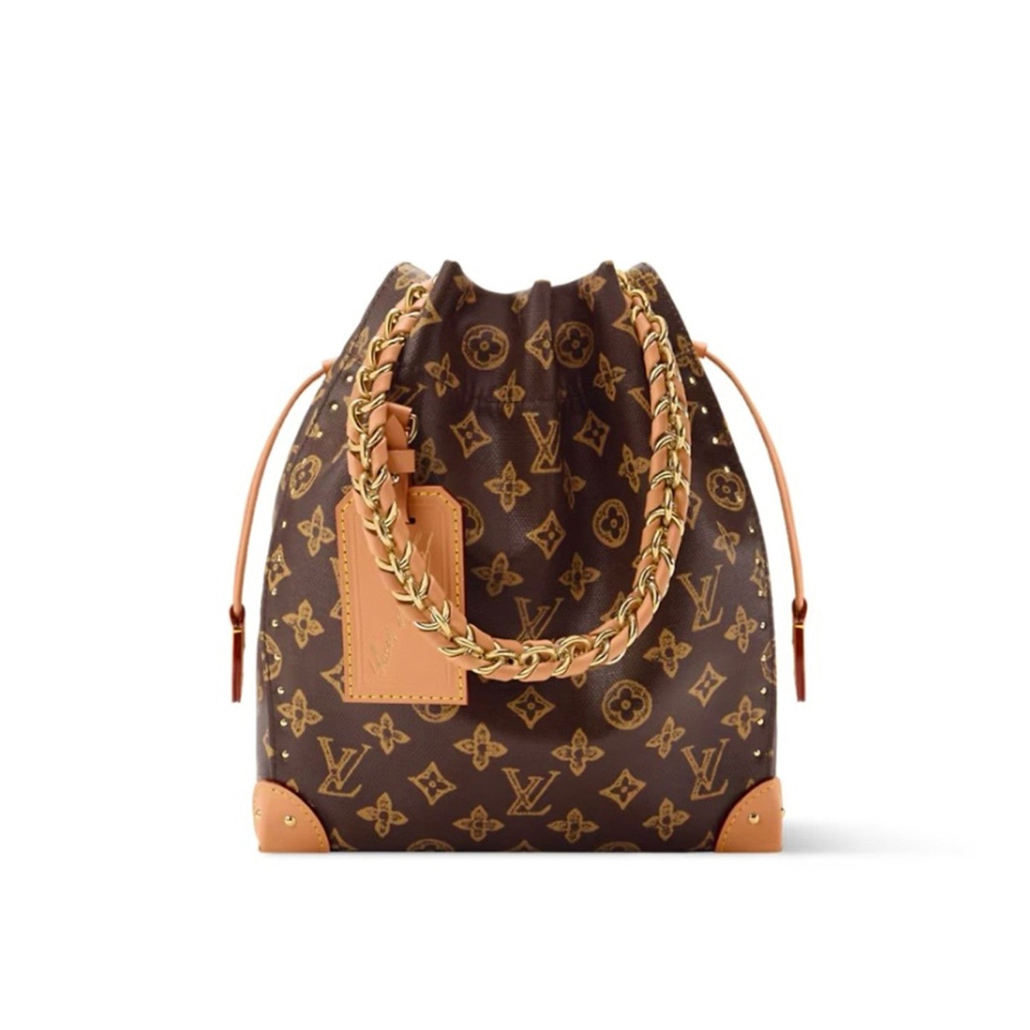 Louis Vuitton LV 2025 Early Spring Collection Women's Classic Noé Handbag M28103 Trunk Collection Monogram Reverse Canvas Handbag Shoulder Bag Bags #82543A
