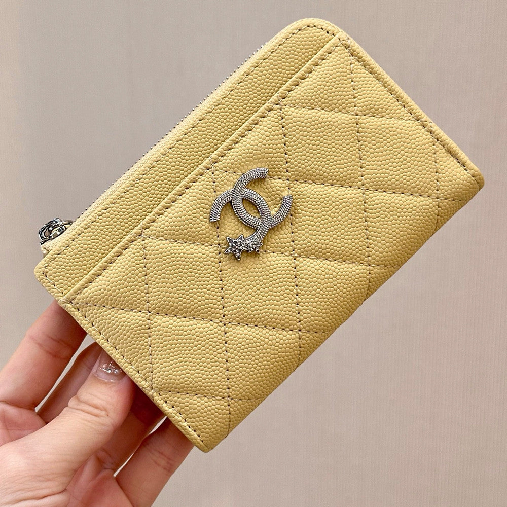 Chanel Women's Colorful Classic Comet Series Coin Purse Zipper Card Holder Card Case Stylish And Elegant Id Bags BagBags #196090