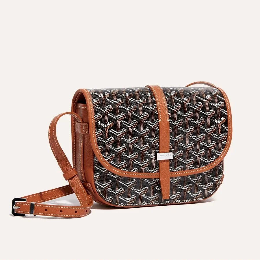 GOYARD Belvedere Bag Navy Blue Fashion Trend Logo Satchel Bag Simple Elegant Adjustable Shoulder Bags #71381