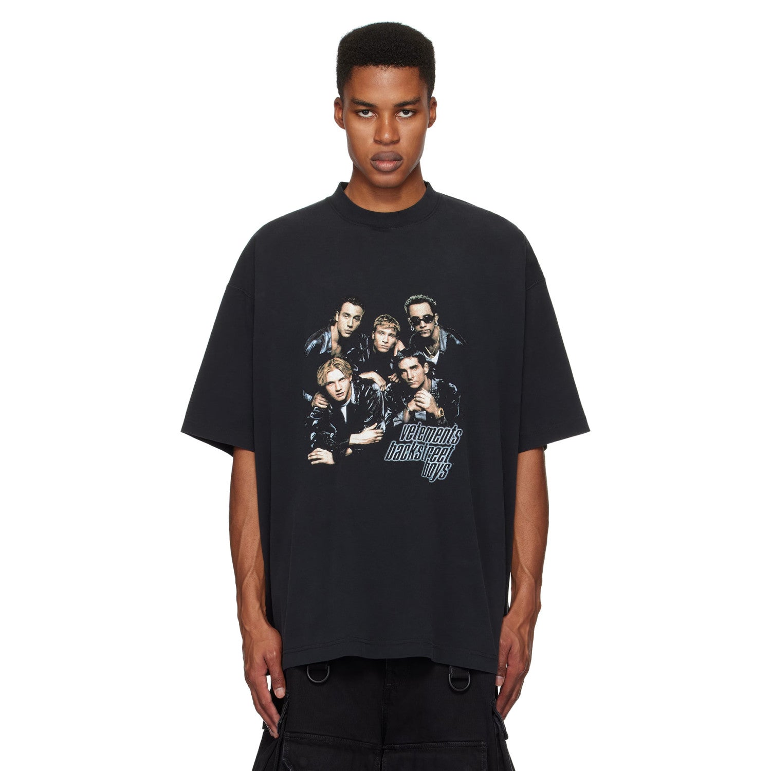 Vetements Men's Summer Portrait Pattern Printed Round Neck Cotton Short Sleeved T-shirt #76957
