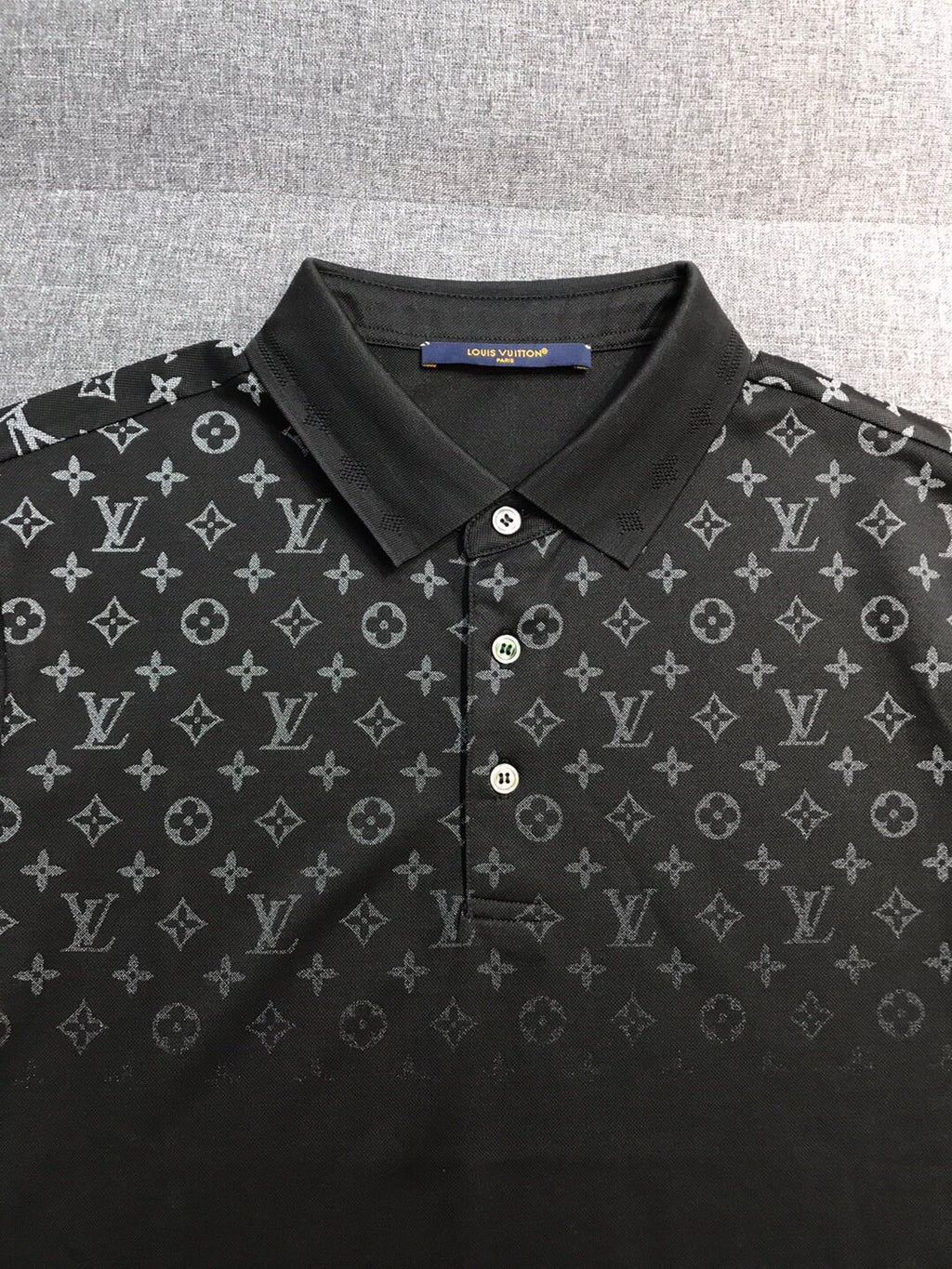 Louis Vuitton Men's Summer Gradient Logo Print Round Neck Cotton Short Sleeve T-Shirt #99789