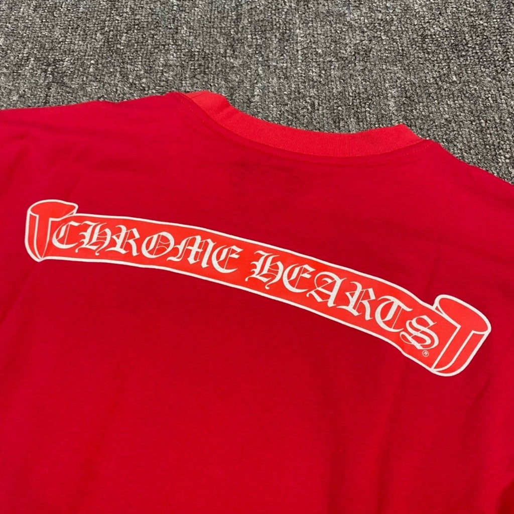 Chrome Hearts Men's Spring/Summer Solid Color Long Sleeve T-Shirt #73551
