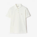 Burberry Men's Summer Solid Color Embroidered Logo Pearl Cotton Polo Neck Short Sleeve T-Shirt #77826