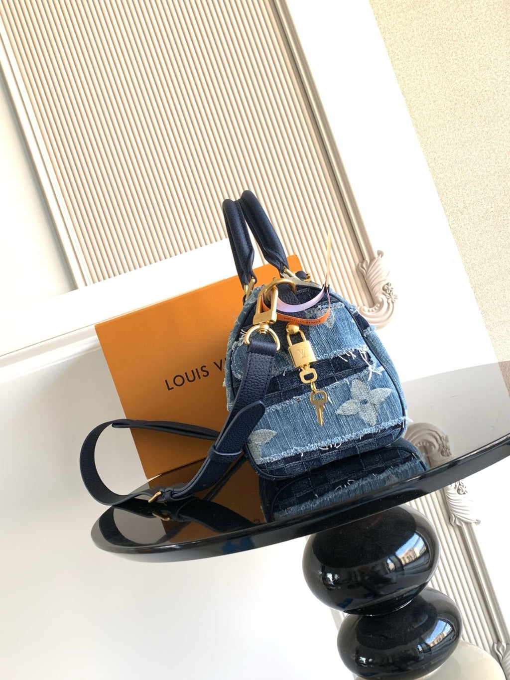Louis Vuitton Men's Denim patchwork Premium 163c01 dynamic chip Shoulder bag Handbag Bags M15276 #193727
