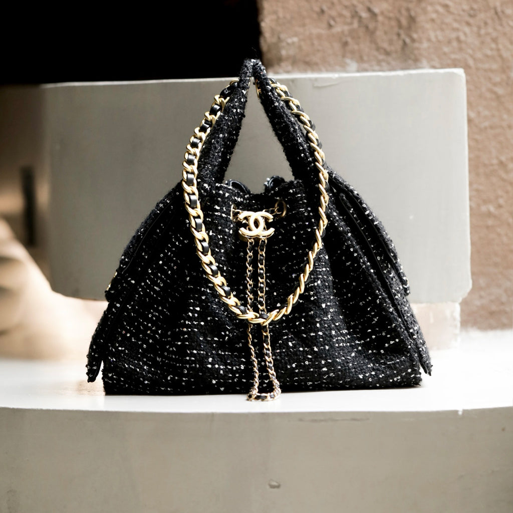 Chanel Hobo Drawstring Underarm Bag Fashion Luxury Temperament Trend Senior New Banquet Bags #81423