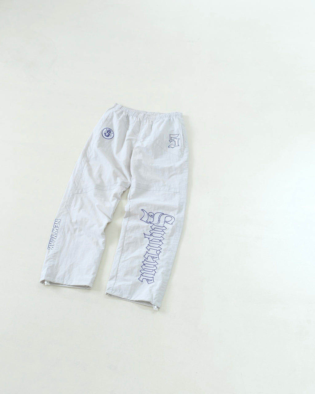 Supreme SS25 WEEK12 Old English Track Jacket Men's And Women's Spring/autumn Logo Pattern Patchwork Zipper Stand-up Collar Long-sleeved Jacket And Sweatpants Pants Set Suit #77832