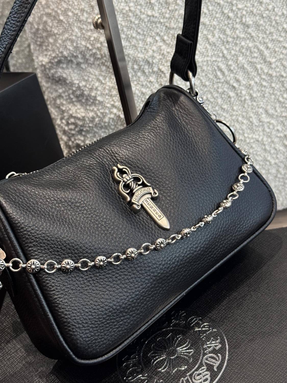 Chrome Hearts Women's Solid Silver Accent Tote Underarm Shoulder Bag Bags #75647