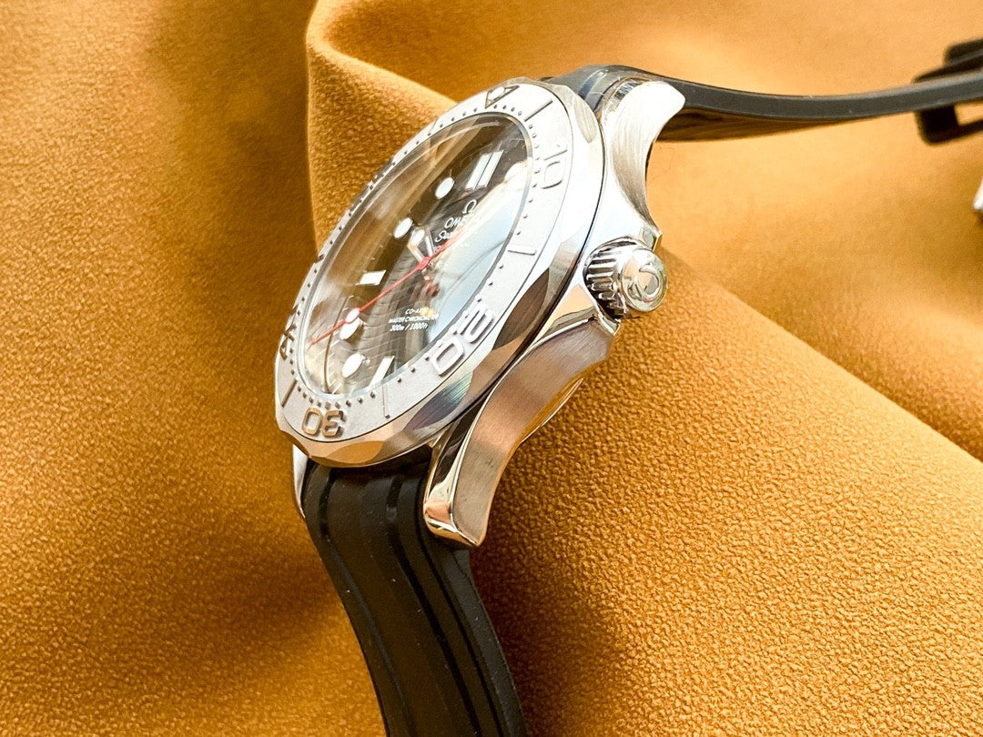 OMEGA Classic Ripple Pattern 316 Fine Steel Watch Accessories Jewelry #82288
