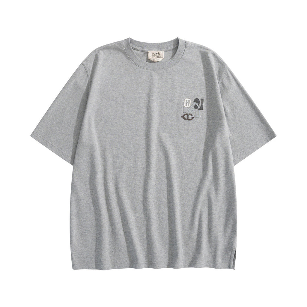 Hermes Puzzle Crew Neck Cotton T-shirt #377661