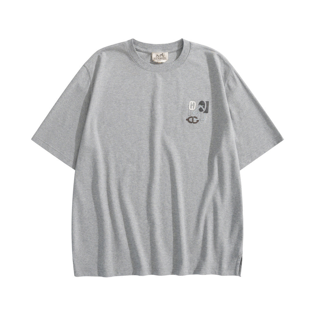Hermes Puzzle Crew Neck Cotton T-shirt #377661