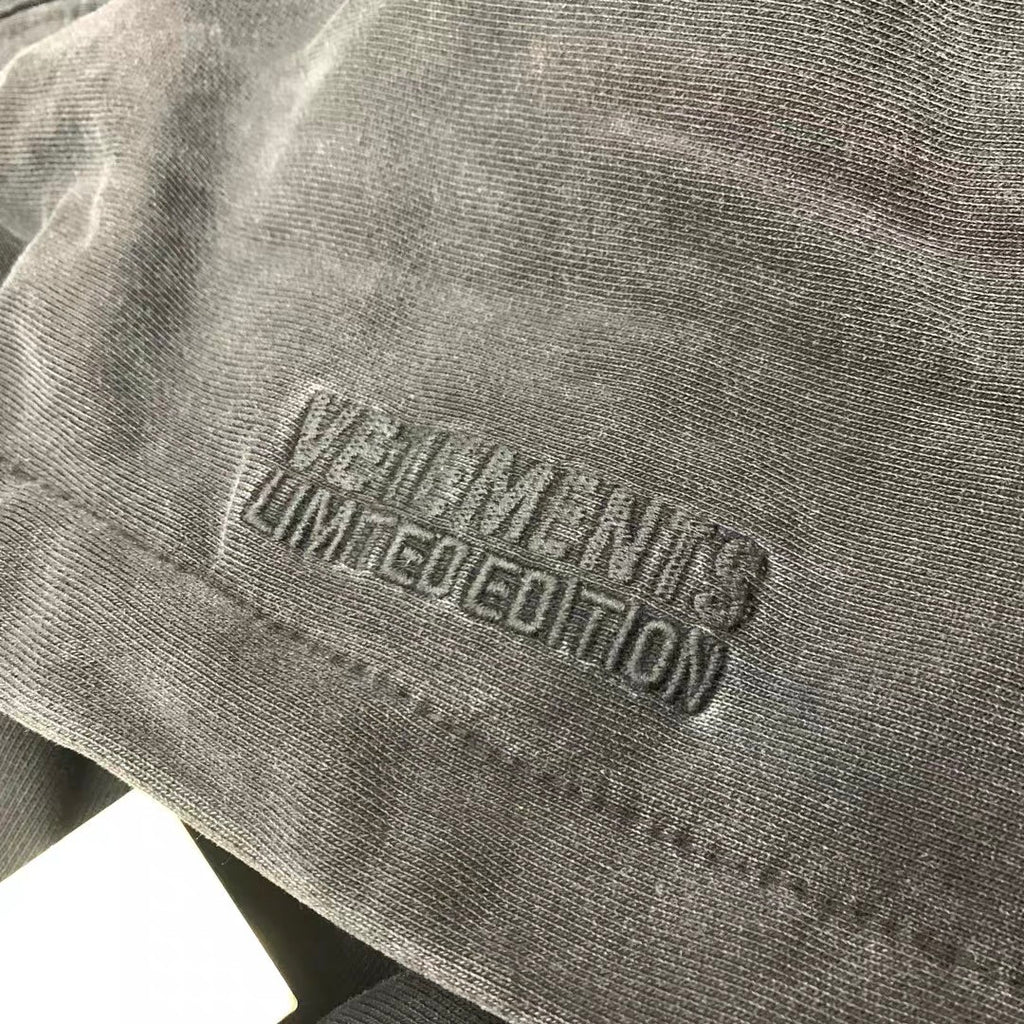 Vetements Men's Logo Embroidery Fall And Winter Cotton Long Sleeve Loose Zipper Hooded Coat Ngvp #6927