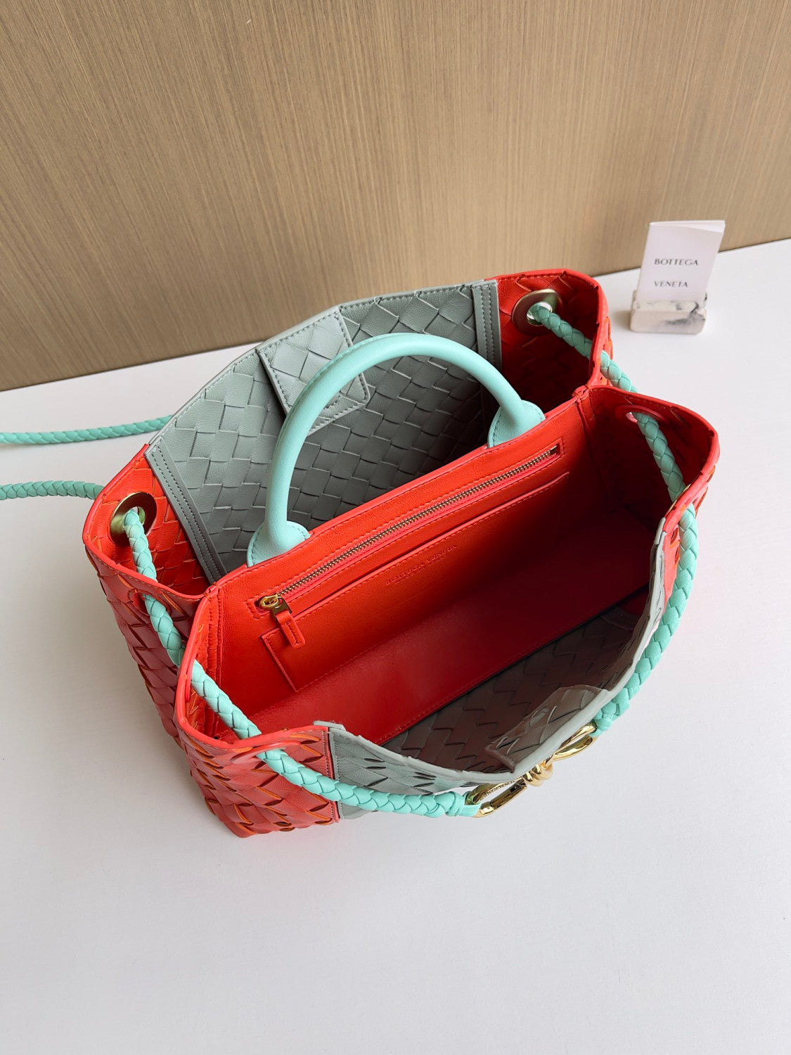 Bottega Veneta East-West Andiamo Chain Top-Handle Bag #329590