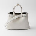 Prada Men's And Women's Buckle Leather Drawstring Handbag Large And Small Collection Fashion Trend Bag Bags 1BA434_2CY9_F03BH_V_OBO #76655