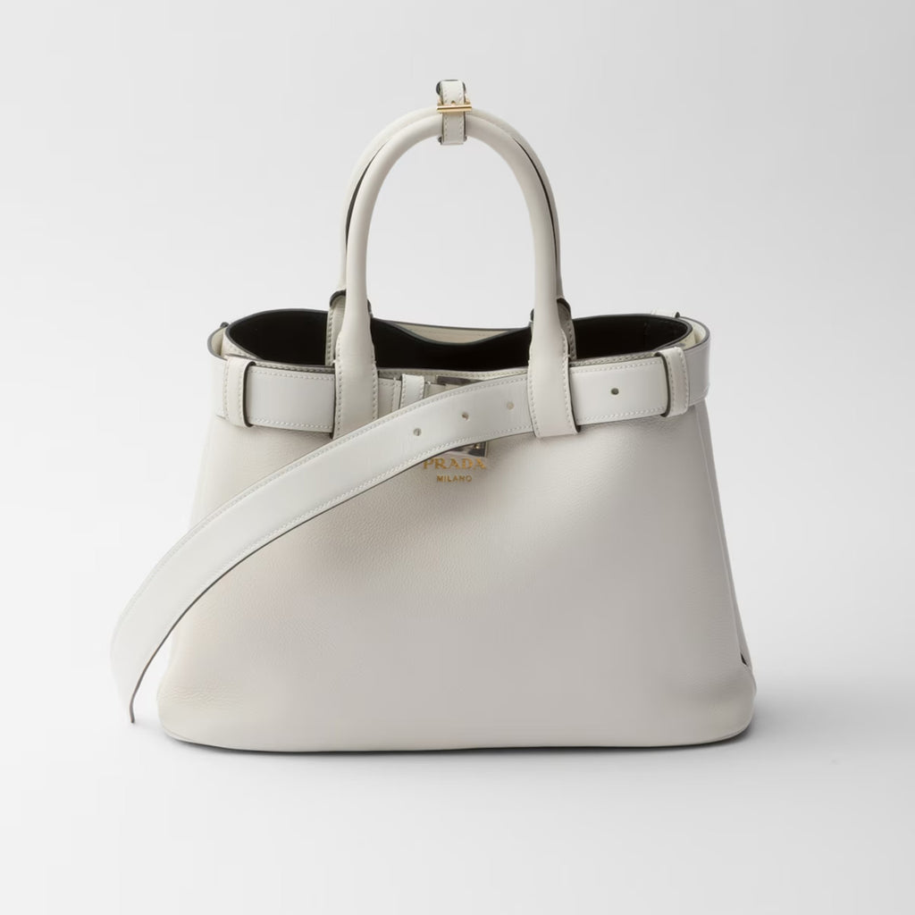 Prada Men's And Women's Buckle Leather Drawstring Handbag Large And Small Collection Fashion Trend Bag Bags 1BA434_2CY9_F03BH_V_OBO #76655