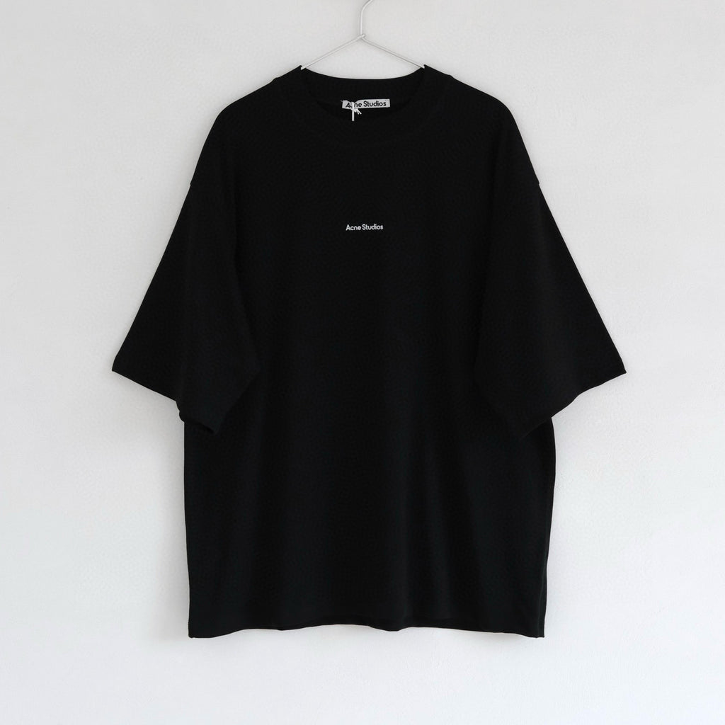 Acne Studios Men's Summer Solid Color Logo Printed Round Neck Cotton Short Sleeve T-Shirt #98862