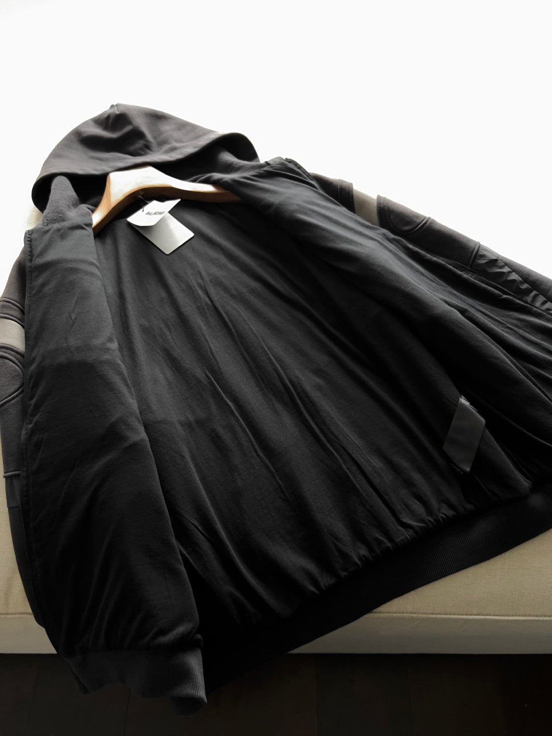 Balenciaga Men's Spring/Autumn Fashion Casual Hooded Zipper Long Sleeved Sweatshirt Jacket #78194