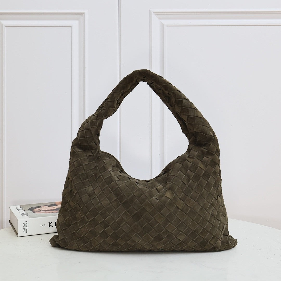Bottega Veneta Small Multicolour Collection Intrecciato Braided Shoulder Bags Suede Glossy Genuine Leather 100% Genuine Leather Fashion Temperament Elegant Exquisite Bag 763966v3iv13268 #81128
