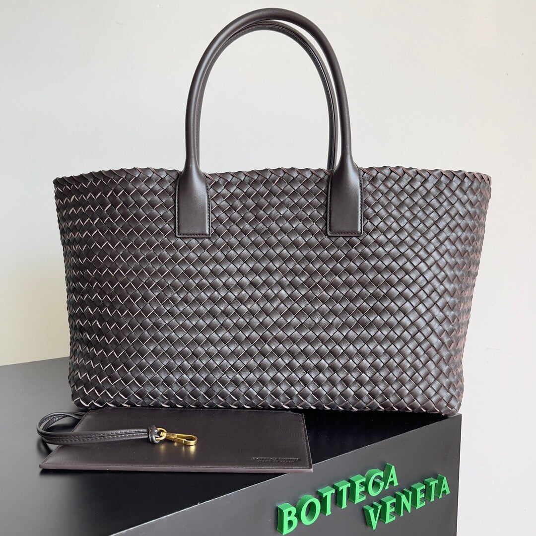 Bottega Veneta Cabat Large 51cm Lambskin Woven Fashionable Handbag  Spacious Casual Bag Bags #196744