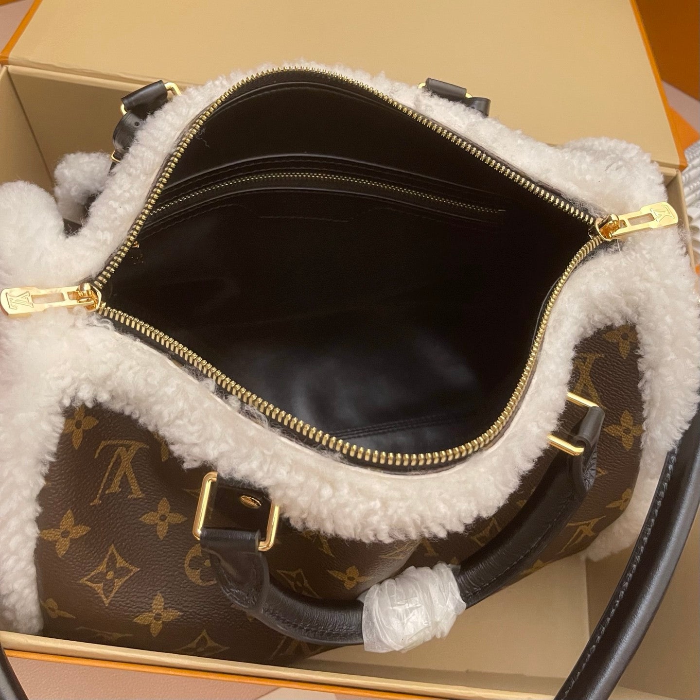 Louis Vuitton Women's Speedy Soft 30 Teddy H33 M26326 #335276