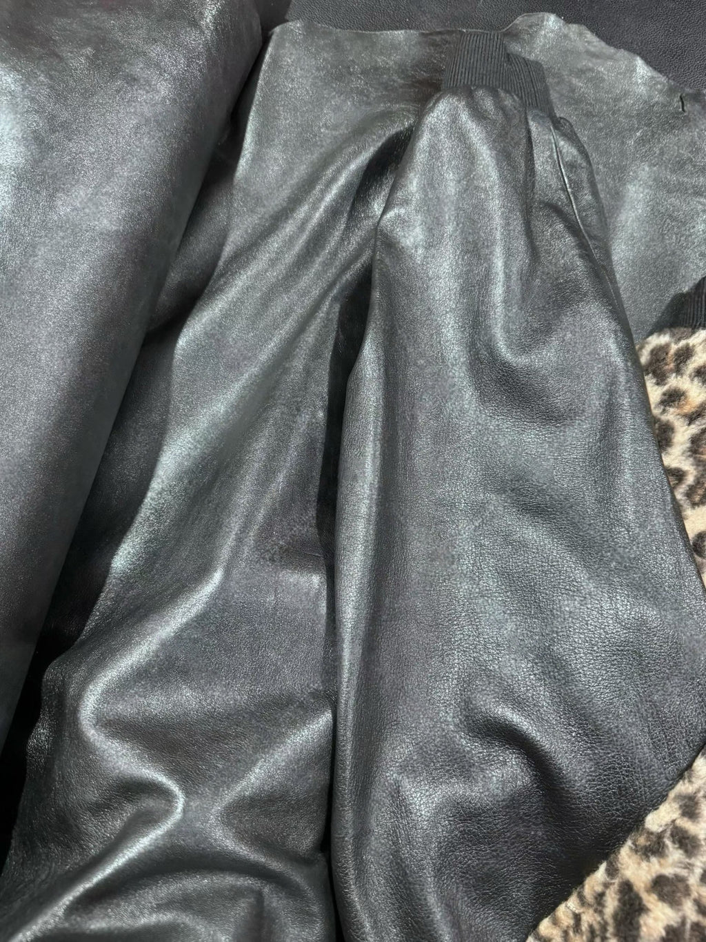 Celine Crystal-Embellished Leopard-Print Bomber Jacket #336558