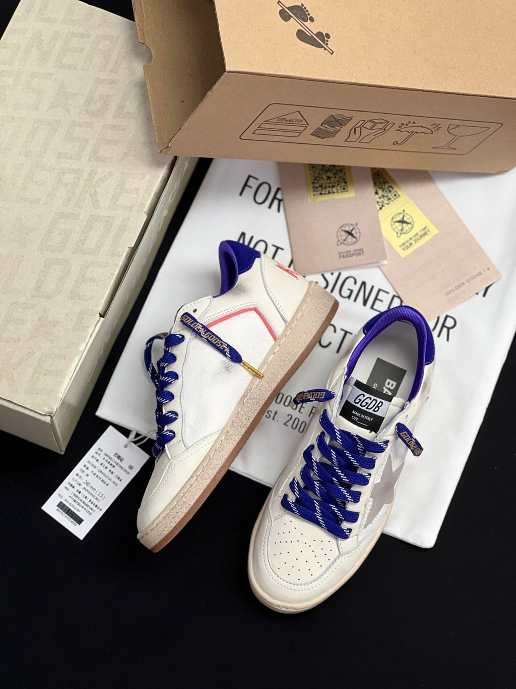 Golden Goose Women's Solid Color Retro Old Dirty Shoes Low Top Lace Up Sneakers #76319