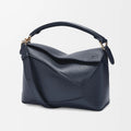 Loewe  Women's Detachable Shoulder Strap Logo Solid Color Small Cowhide Puzzle Handbags Casual Slanting Tote Handbag Bag Bags 0011189438 #76828