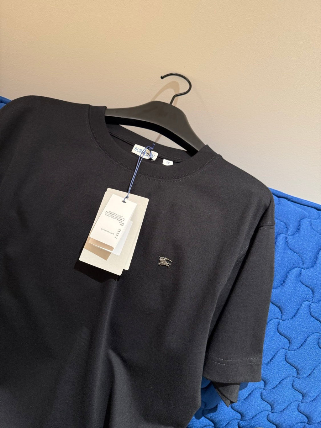 Burberry Metal EKD Cotton T-shirt in Black #378046