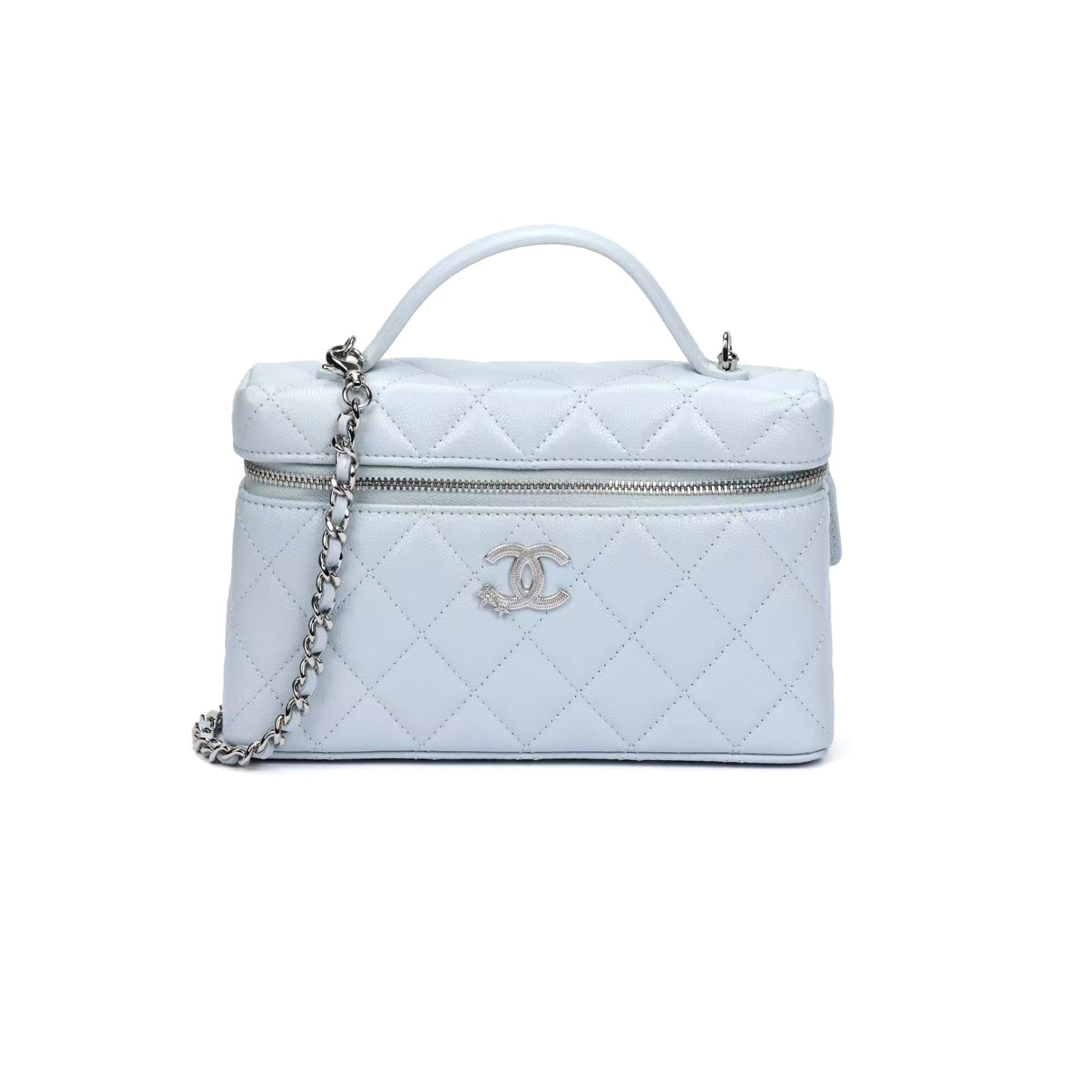 Chanel Women's Fashion Classic Solid Color Leather Diamond Quilted Flap Zipper Chain Bag Crossbody Shoulder Bag Bags AP4854-B21489-94305 #79524