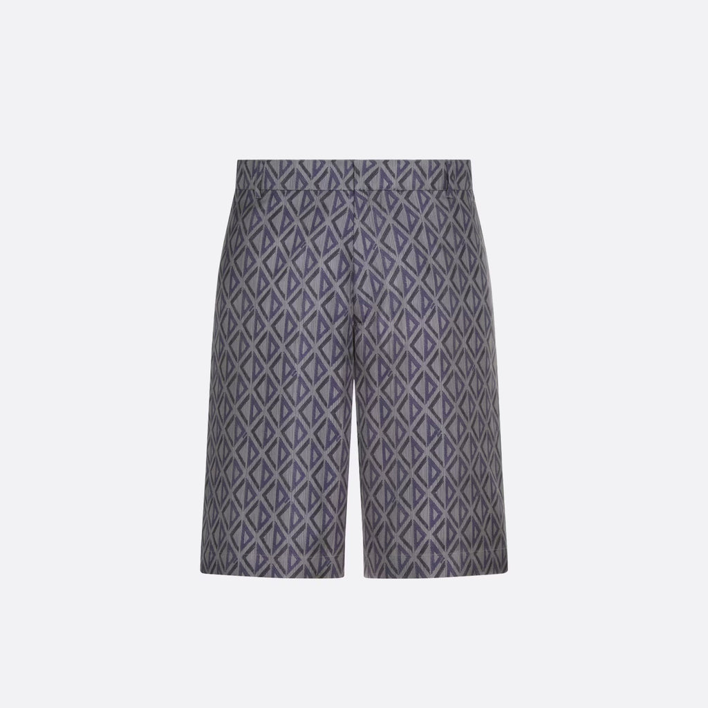 Dior Geometric Pattern Short Sleeved Shirt Shorts Set Suit #94445