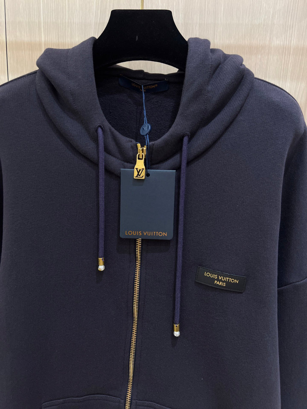 LOUIS VUITTON Vintage Zipped Hooded Blouson #378009