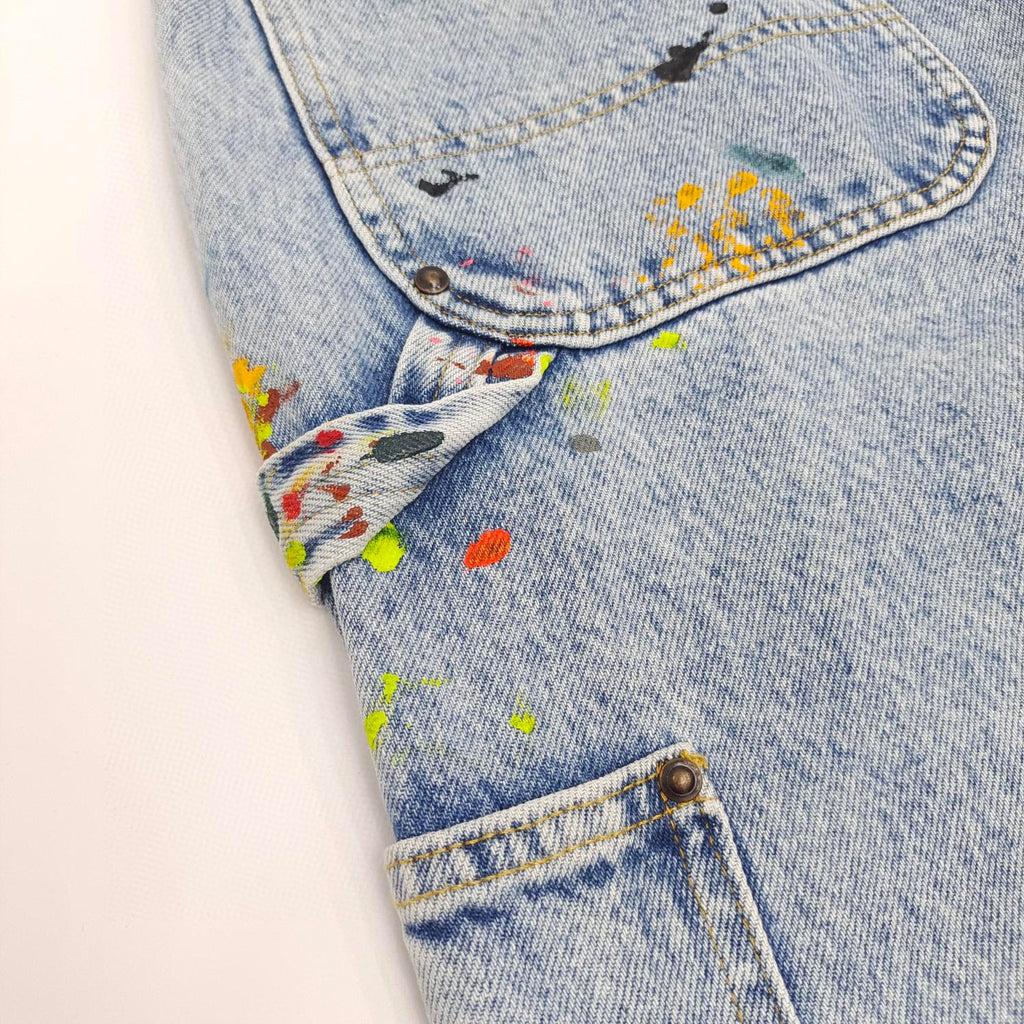 Gallery Dept Vintage Blue Spliced Jeans Pants #96557